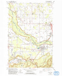 Download a high-resolution, GPS-compatible USGS topo map for Buckley, WA (1993 edition)
