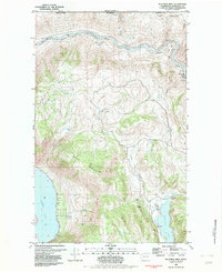 Download a high-resolution, GPS-compatible USGS topo map for Bullfrog Mtn, WA (1983 edition)