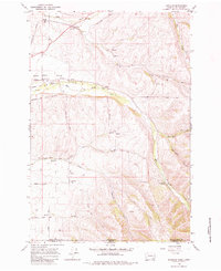 Download a high-resolution, GPS-compatible USGS topo map for Buroker, WA (1983 edition)