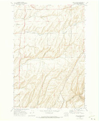 Download a high-resolution, GPS-compatible USGS topo map for Burr Canyon, WA (1972 edition)