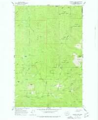 preview thumbnail of historical topo map of Stevens County, WA in 1964