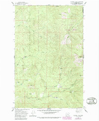 Download a high-resolution, GPS-compatible USGS topo map for Calispell Peak, WA (1986 edition)
