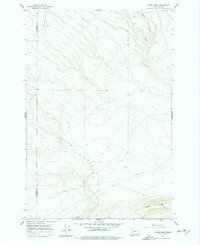 Download a high-resolution, GPS-compatible USGS topo map for Canoe Ridge, WA (1977 edition)