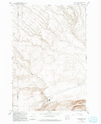 Download a high-resolution, GPS-compatible USGS topo map for Canoe Ridge, WA (1993 edition)