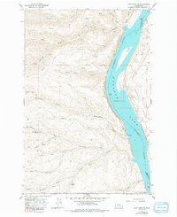 preview thumbnail of historical topo map of Kittitas County, WA in 1966