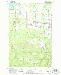 Download a high-resolution, GPS-compatible USGS topo map for Carlsborg, WA (1985 edition)