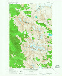 Download a high-resolution, GPS-compatible USGS topo map for Cascade Pass, WA (1967 edition)