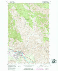 Download a high-resolution, GPS-compatible USGS topo map for Cashmere, WA (1987 edition)