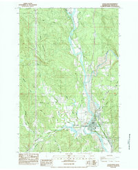 Download a high-resolution, GPS-compatible USGS topo map for Castle Rock, WA (1984 edition)