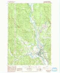 Download a high-resolution, GPS-compatible USGS topo map for Castle Rock, WA (1993 edition)