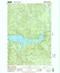 Download a high-resolution, GPS-compatible USGS topo map for Cedar Flats, WA (1984 edition)