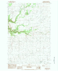 Download a high-resolution, GPS-compatible USGS topo map for Centerville, WA (1983 edition)
