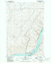 Download a high-resolution, GPS-compatible USGS topo map for Central Ferry, WA (1981 edition)