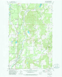 Download a high-resolution, GPS-compatible USGS topo map for Chattaroy, WA (1986 edition)