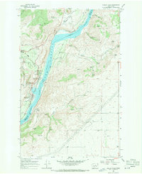 Download a high-resolution, GPS-compatible USGS topo map for Chelan Falls, WA (1971 edition)