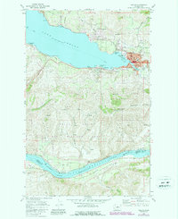 preview thumbnail of historical topo map of Chelan, WA in 1968