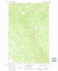 Download a high-resolution, GPS-compatible USGS topo map for Chikamin Creek, WA (1987 edition)