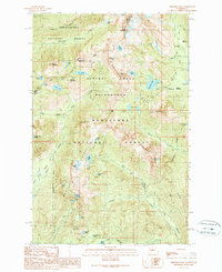 Download a high-resolution, GPS-compatible USGS topo map for Chikamin Peak, WA (1989 edition)