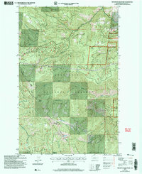 Download a high-resolution, GPS-compatible USGS topo map for Chumstick Mountain, WA (2006 edition)