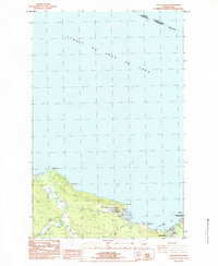 Download a high-resolution, GPS-compatible USGS topo map for Clallam Bay, WA (1984 edition)