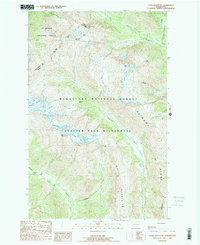 Download a high-resolution, GPS-compatible USGS topo map for Clark Mountain, WA (1988 edition)