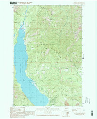 Download a high-resolution, GPS-compatible USGS topo map for Cle Elum Lake, WA (1989 edition)