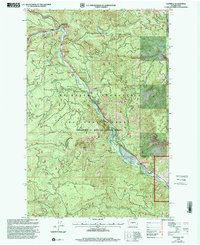 Download a high-resolution, GPS-compatible USGS topo map for Cliffdell, WA (2001 edition)