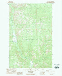 Download a high-resolution, GPS-compatible USGS topo map for Cody Butte, WA (1989 edition)