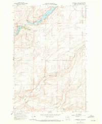 Download a high-resolution, GPS-compatible USGS topo map for Coffeepot Lake, WA (1971 edition)