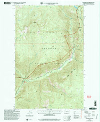 Download a high-resolution, GPS-compatible USGS topo map for Coleman Peak, WA (2004 edition)