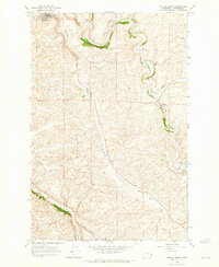 Download a high-resolution, GPS-compatible USGS topo map for Colfax South, WA (1965 edition)