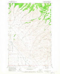 Download a high-resolution, GPS-compatible USGS topo map for Colockum Pass SE, WA (1967 edition)
