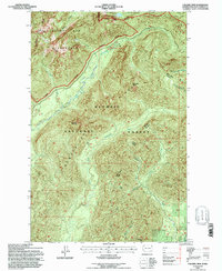 preview thumbnail of historical topo map of Grays Harbor County, WA in 1995