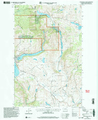 Download a high-resolution, GPS-compatible USGS topo map for Conconully East, WA (2004 edition)