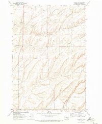 preview thumbnail of historical topo map of Franklin County, WA in 1970