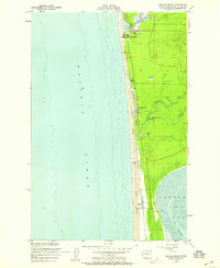 1955 Map of Copalis Beach, WA, 1959 Print