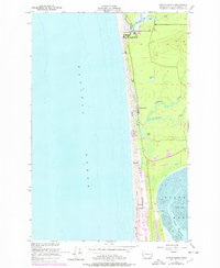 1955 Map of Copalis Beach, WA, 1978 Print