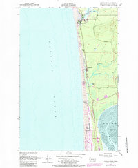 1955 Map of Copalis Beach, WA, 1984 Print