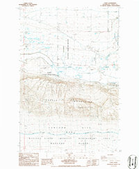 preview thumbnail of historical topo map of Grant County, WA in 1986