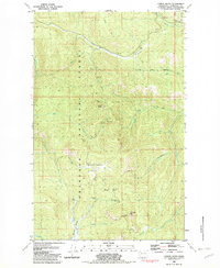 Download a high-resolution, GPS-compatible USGS topo map for Corral Butte, WA (1982 edition)