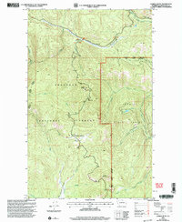 Download a high-resolution, GPS-compatible USGS topo map for Corral Butte, WA (2004 edition)