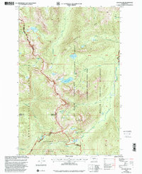 Download a high-resolution, GPS-compatible USGS topo map for Cougar Lake, WA (2001 edition)