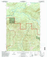Download a high-resolution, GPS-compatible USGS topo map for Cowlitz Falls, WA (1996 edition)