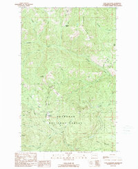 Download a high-resolution, GPS-compatible USGS topo map for Coxit Mountain, WA (1989 edition)