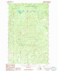 Download a high-resolution, GPS-compatible USGS topo map for Crawfish Lake, WA (1994 edition)