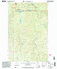 Download a high-resolution, GPS-compatible USGS topo map for Crawfish Lake, WA (2004 edition)