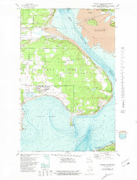 preview thumbnail of historical topo map of Island County, WA in 1977