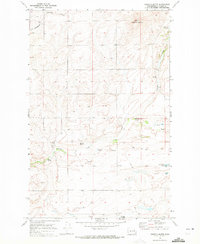 Download a high-resolution, GPS-compatible USGS topo map for Creston Butte, WA (1972 edition)