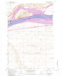preview thumbnail of historical topo map of Benton County, WA in 1962