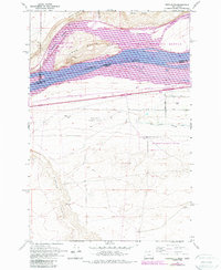 Download a high-resolution, GPS-compatible USGS topo map for Crow Butte, WA (1987 edition)